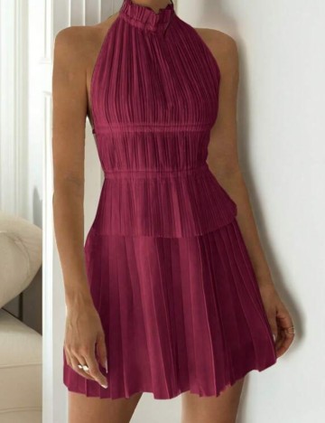 Compleu Shein, vișiniu