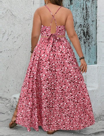 Compleu Shein Curve+, roz