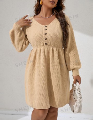 Rochie midi Shein, cărămiziu