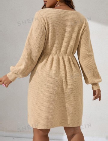 Rochie midi Shein, cărămiziu