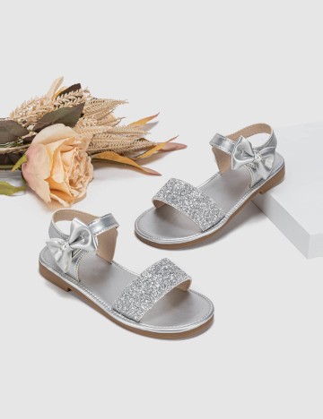 Sandale Shein, argintiu