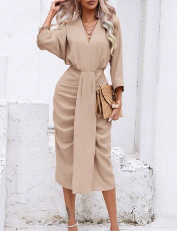 Rochie midi Shein, bej