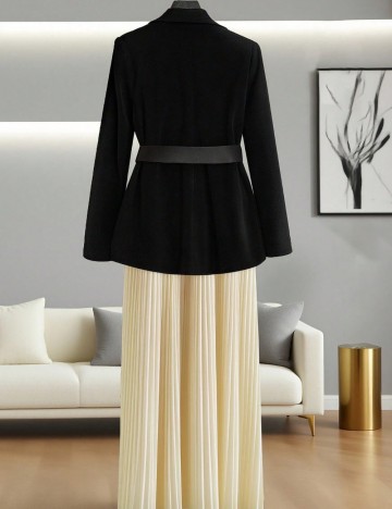 Set rochie și sacou Shein, mix culori