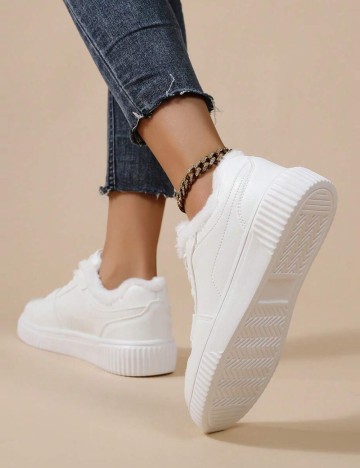 Pantofi Sport Shein, alb