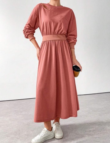 Rochie maxi Shein, roz