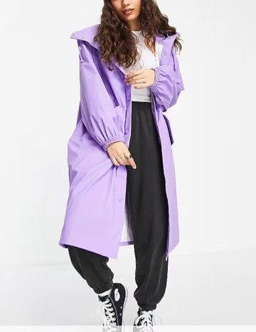 Jachetă de ploaie ASOS, mov