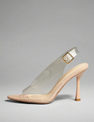 Sandale Cu Toc Shein, transparent