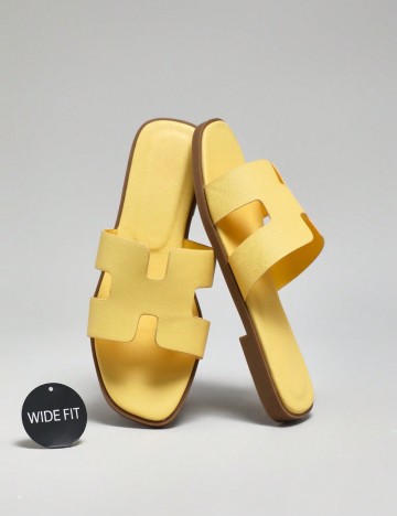 Șlapi Shein, galben