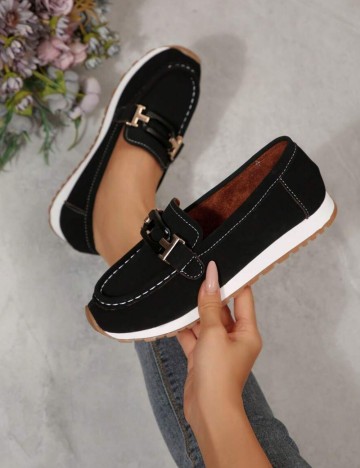 Mocasini Shein, negru