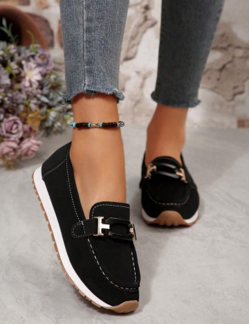 Mocasini Shein, negru