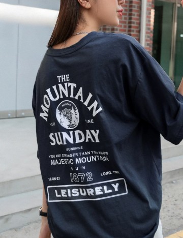 Tricou Shein, albastru