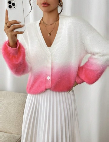 Cardigan Shein, mix culori