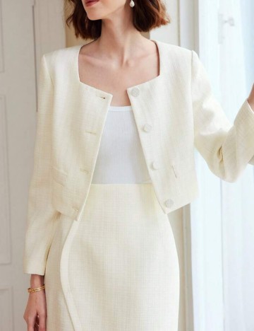 Sacou MOTF by Shein, crem