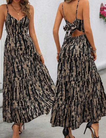 Rochie maxi Shein, mix culori