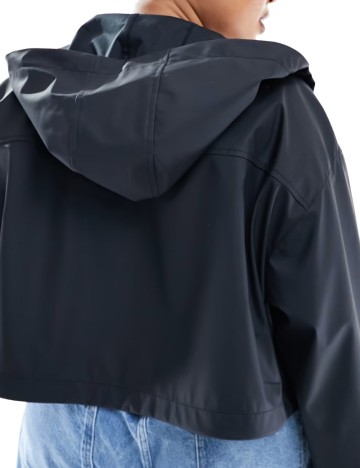 Jachetă de ploaie ASOS, negru