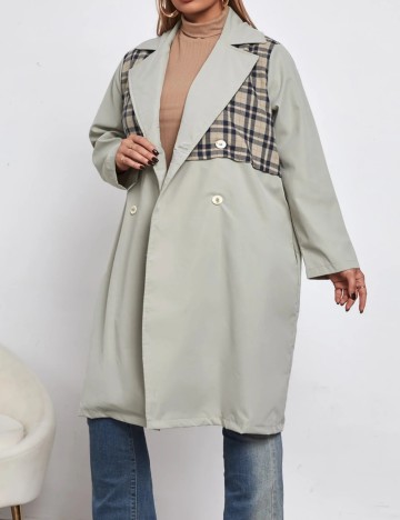 Jachetă Shein Curve+, gri