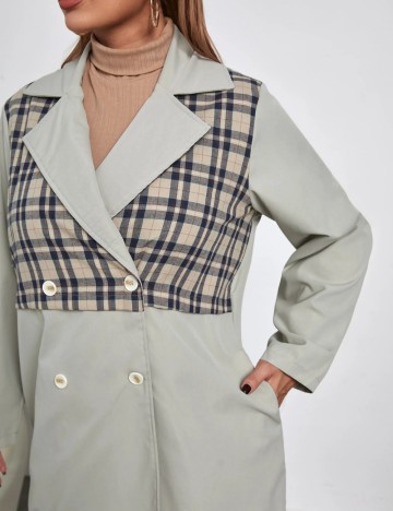 Jachetă Shein Curve+, gri