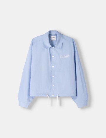 Jachetă Bershka, albastru