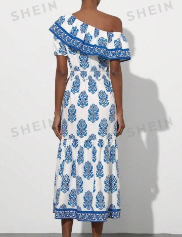 Rochie midi Shein, mix culori