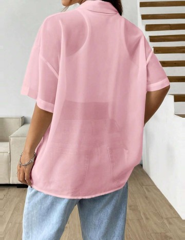 Cămașă Shein, roz