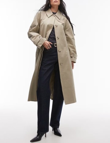 Trench Topshop, kaki