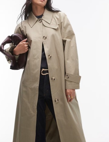 Trench Topshop, kaki