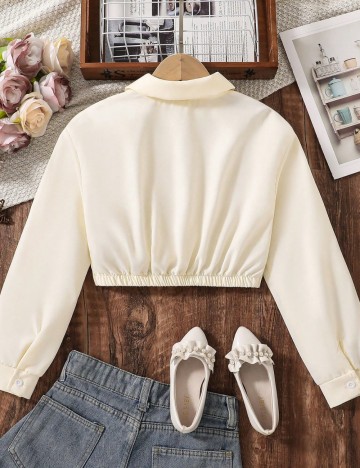 Cămașă Shein, crem