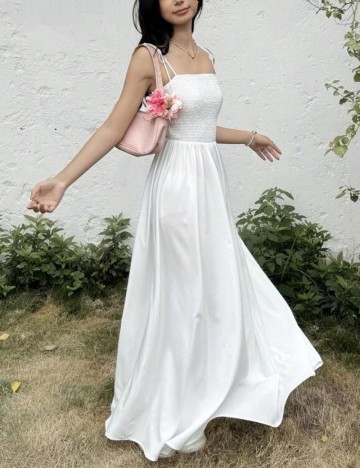 Rochie maxi Shein, alb