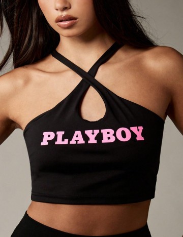 Top Shein Missguided, negru
