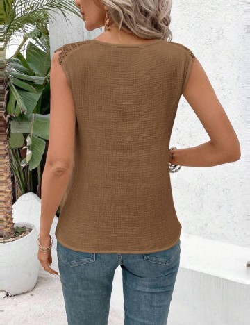 Cămașă Shein, maro