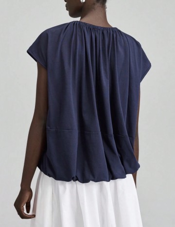 Tricou Shein, bleumarin