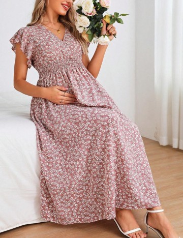 Rochie maxi Shein, roz