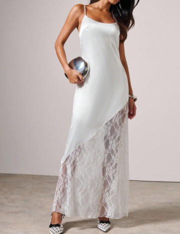 Rochie maxi Shein, alb