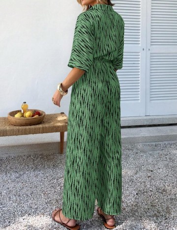 Salopetă lungă Shein, verde