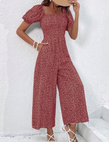 Salopetă lungă Shein, roșu