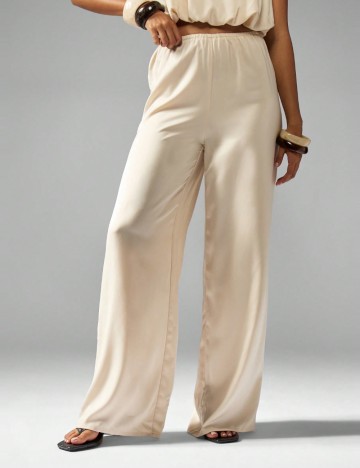 Pantaloni Shein Missguided, crem