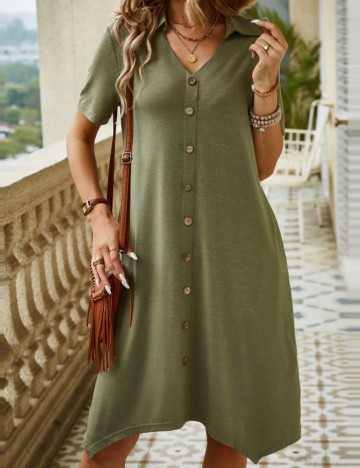 Rochie mini Shein, verde