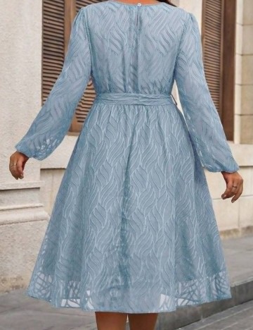 Rochie midi Shein Curve+, albastru