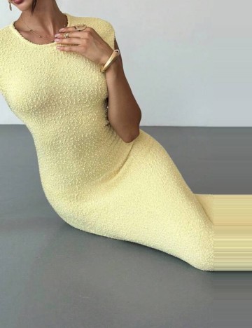 Rochie maxi Shein, galben