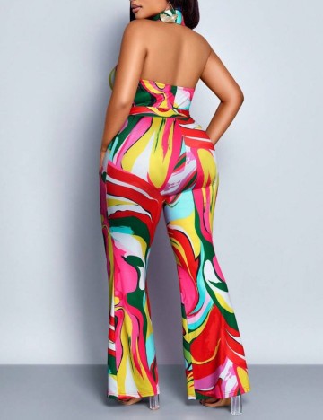 Salopetă lungă Shein Curve+, mix culori