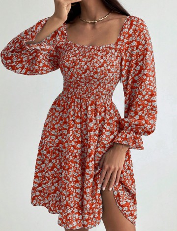 Rochie mini Shein, portocaliu