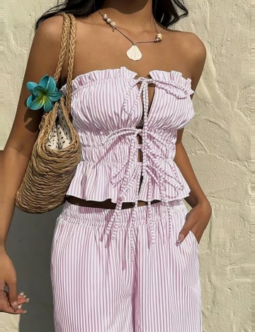 Top Shein, mix culori