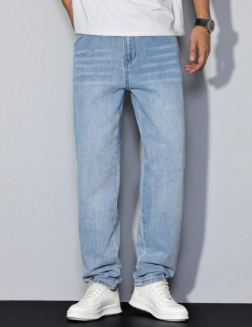 Jeans Shein, albastru