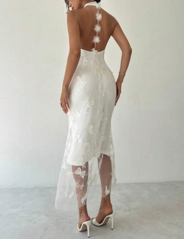 Rochie maxi Shein, alb