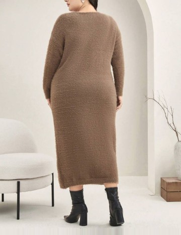 Rochie midi Shein, maro