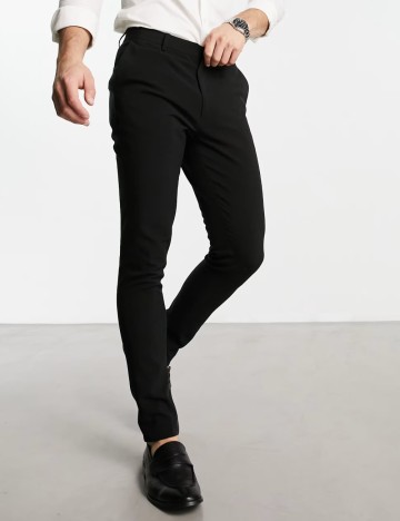 Set Pantaloni ASOS, negru