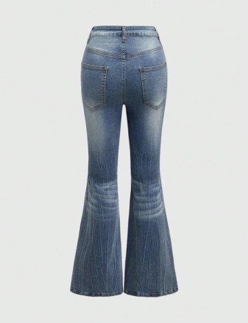 Jeans Shein Romwe, albastru