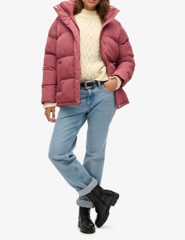 Geacă Superdry, cărămiziu