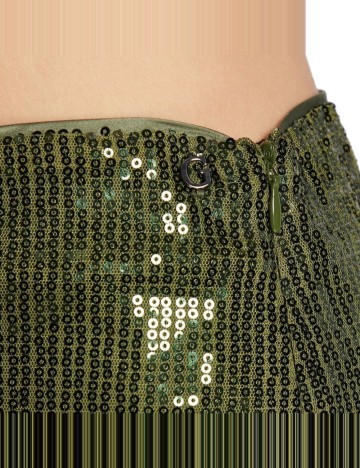Fustă Guess, verde