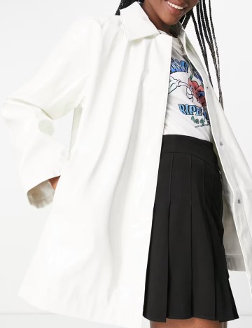 Jachetă ASOS, alb